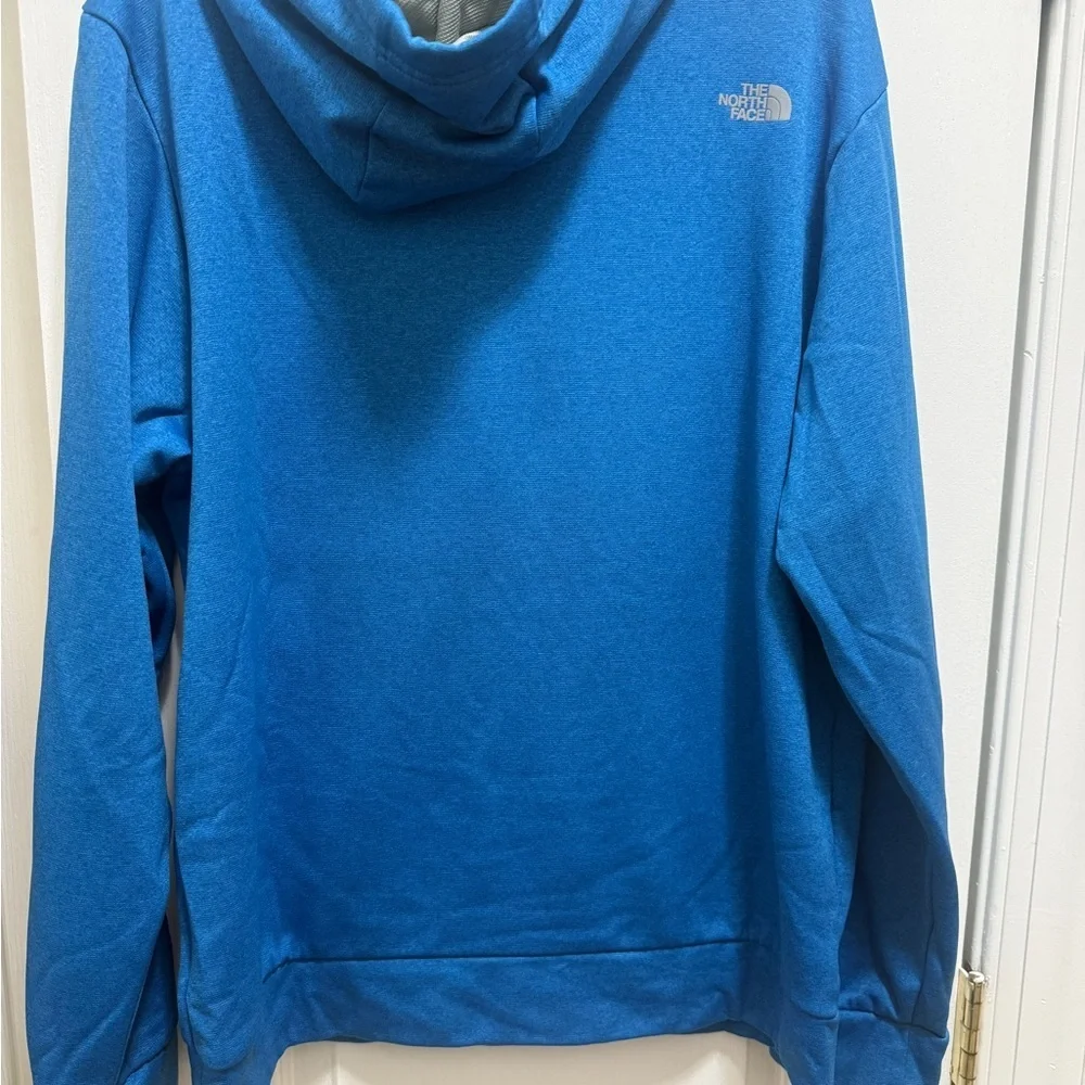 The North Face Bright Blue Pullover Hoodie with Logo